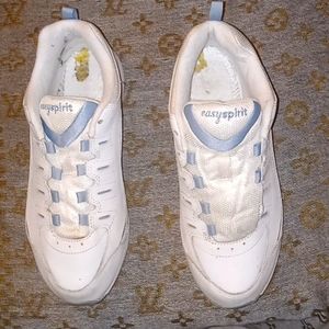 Easy Spirit White leather sneakers size 9 Sale! 2 for $20.